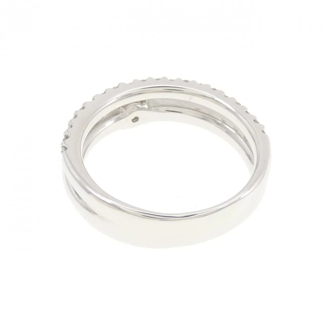 K18WG DIAMOND RING - 3