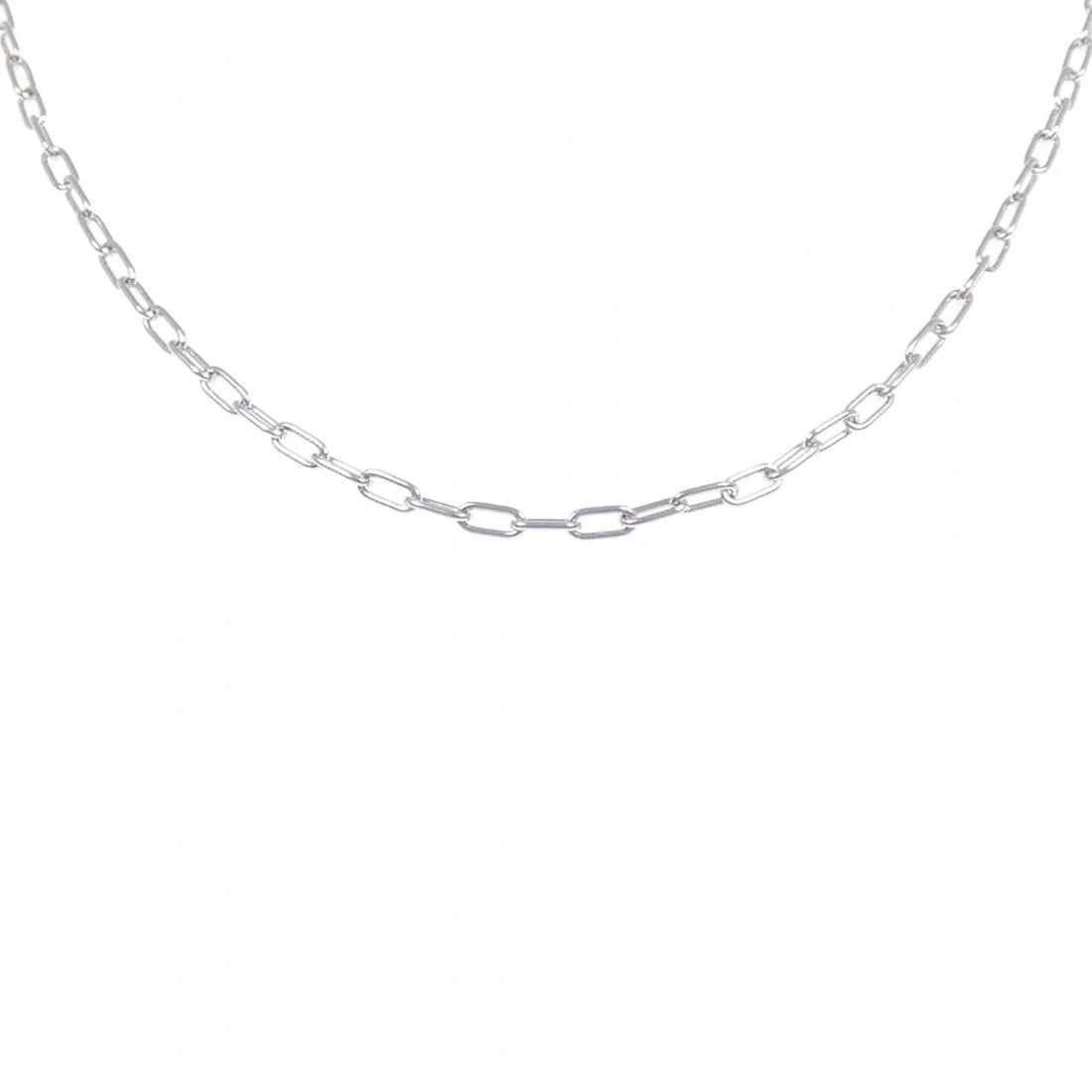 PT850 NECKLACE: PT850 Necklace Brand: Unbranded Type/Style: Necklace Material: Platinum850, Color: PT Size: Length: 40cm Accessories: None Accessories Notice: When purchasing pre-owned goods, please refer to the