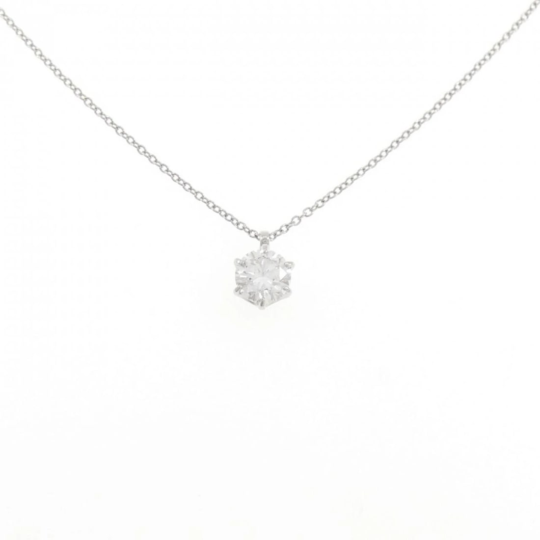 PT900/PT850 DIAMOND NECKLACE: PT900/PT850 Diamond Necklace Brand: Unbranded Type/Style: Necklace Material: Platinum900/Platinum850, Main Stone Natural Color: PT Size: Length: 40cm Accessories: None Accessories Notice: When