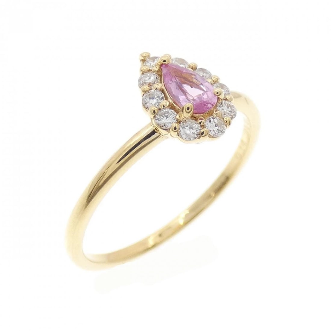 K18YG SAPPHIRE RING: K18YG Sapphire Ring Brand: Unbranded Type/Style: Sapphire Ring Material: K18 yellow gold, Main Stone Sapphire, Natural Color: YG Size: US6 1/4 Accessories: None Accessories Notice: When purchasing
