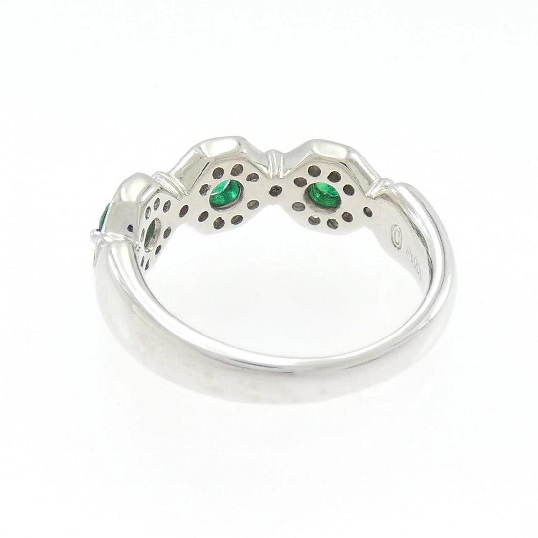 PT900 EMERALD RING - 3