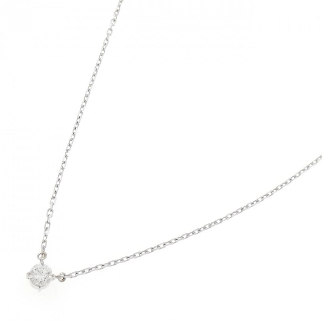 PT850 SOLITAIRE DIAMOND NECKLACE - 2