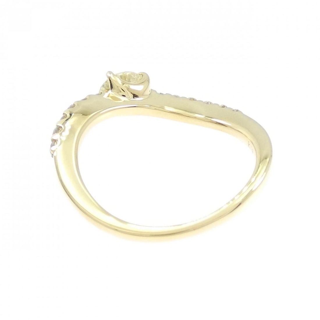 K18YG DIAMOND RING - 3