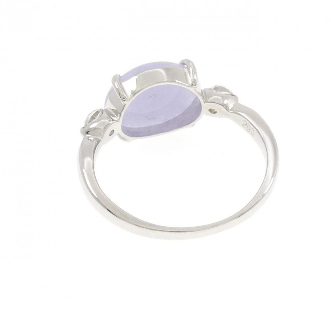 PT900 LAVENDER JADEITE RING - 3