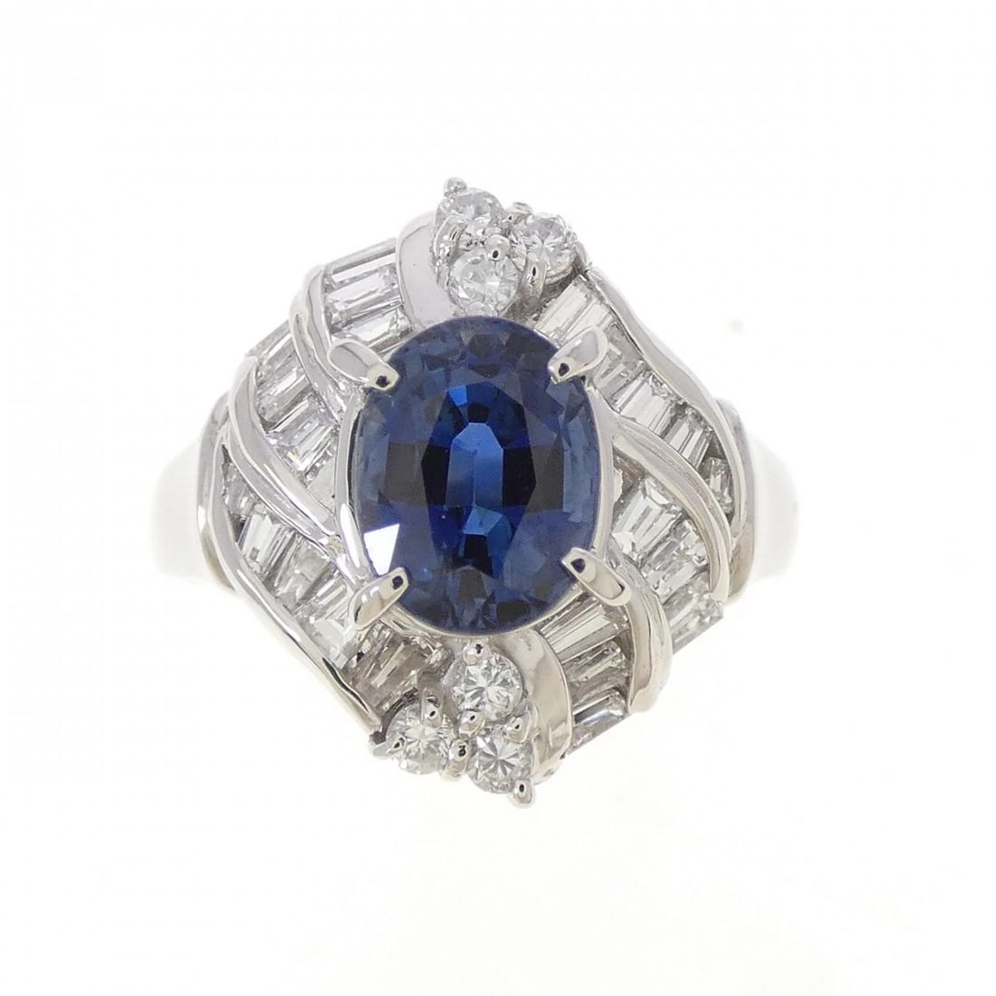 PT900 SAPPHIRE RING - 2