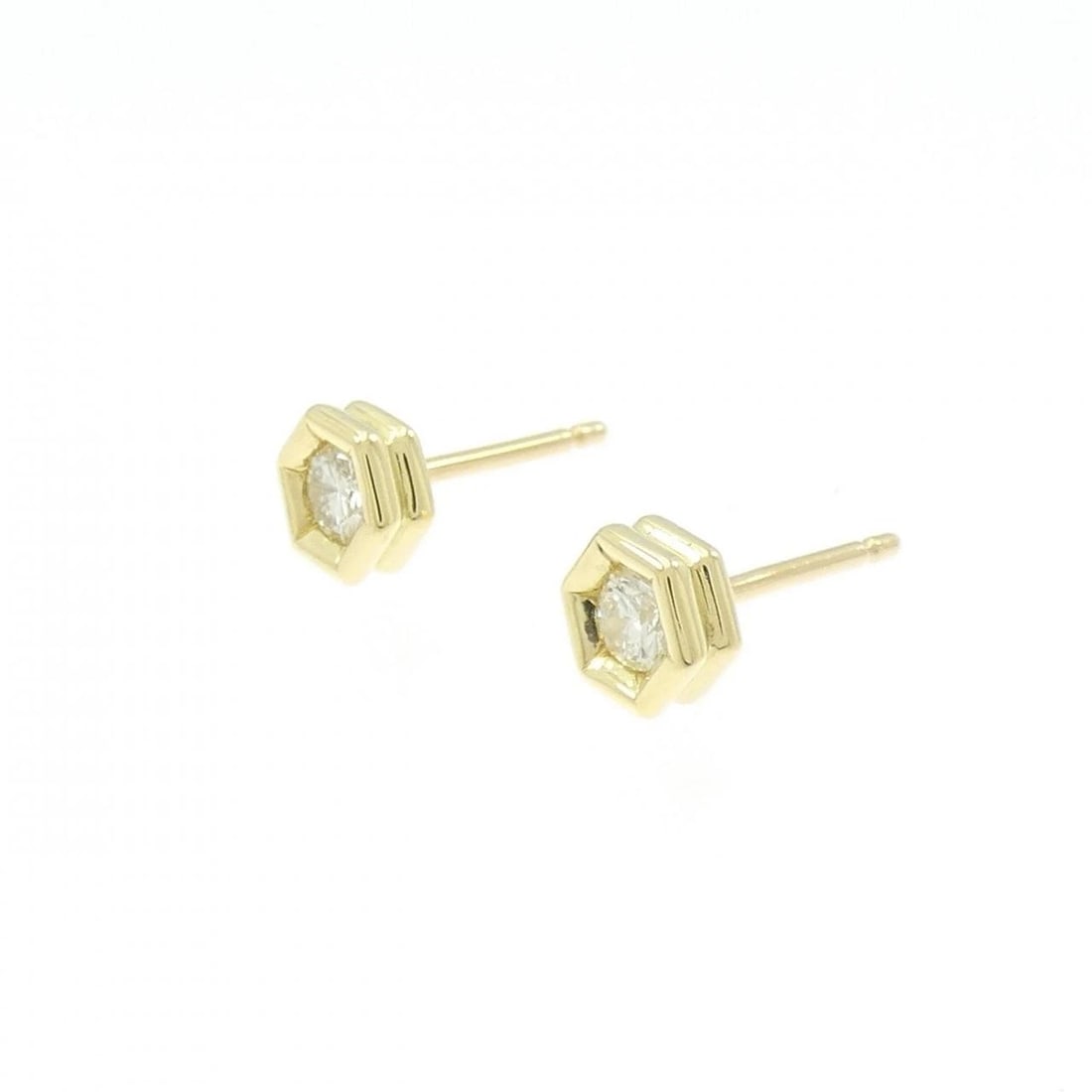 K18YG DIAMOND PIERCING - 2