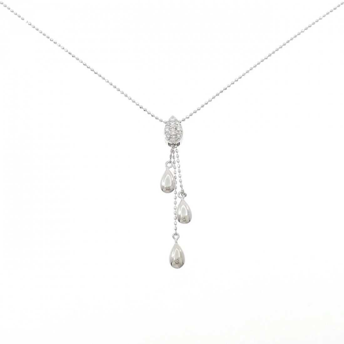 PT900/PT850 DIAMOND NECKLACE: PT900/PT850 Diamond Necklace Brand: Unbranded Type/Style: Diamond Necklace Material: Platinum900/Platinum850, Main Stone Natural Color: PT Size: Length: 45cm Accessories: None Accessories Notice:
