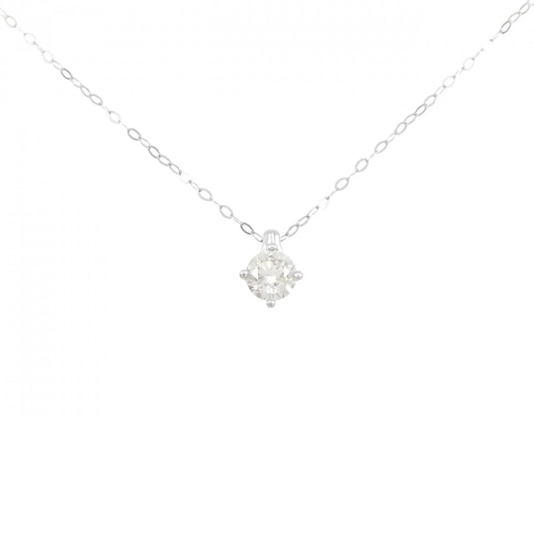 PT950 SOLITAIRE DIAMOND NECKLACE: PT950 Solitaire Diamond Necklace Brand: Unbranded Type/Style: Diamond Necklace Material: Platinum950, Main Stone Natural Color: PT Size: Length: 46cm Accessories: None Accessories Notice: When