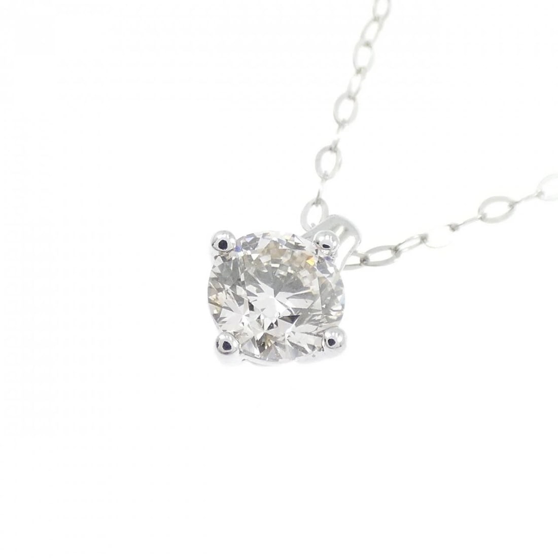 PT950 SOLITAIRE DIAMOND NECKLACE - 3