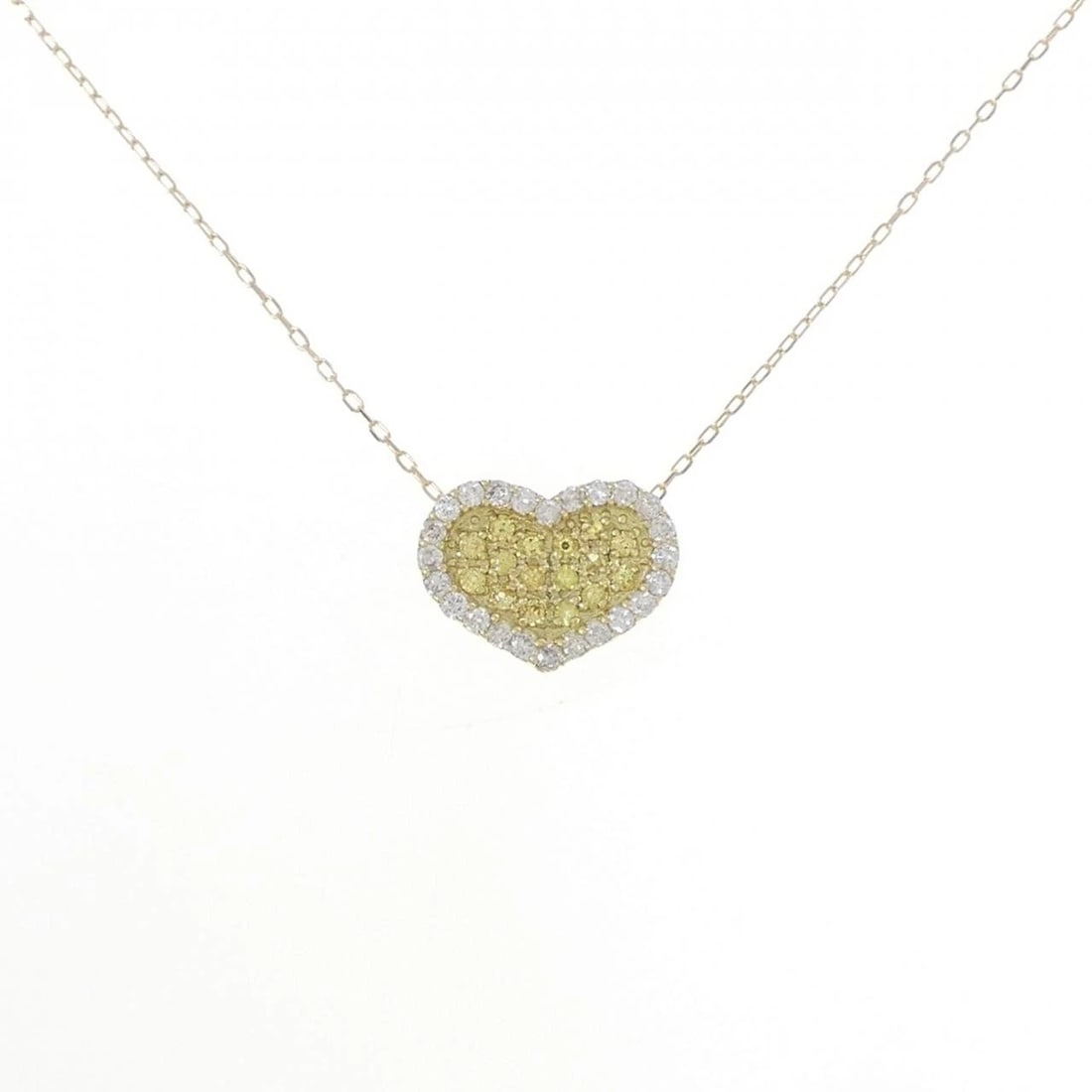 K18YG HEART SAPPHIRE NECKLACE: K18YG Heart Sapphire Necklace Brand: Unbranded Type/Style: Sapphire Necklace Material: K18 yellow gold, Main Stone Sapphire, Natural Color: YG Size: Length: 45cm Accessories: None Accessories Notice: