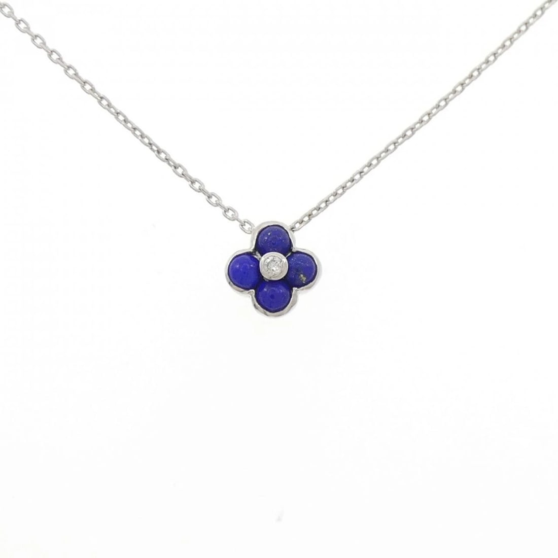 PT900/PT850 FLOWER LAPIS LAZULI NECKLACE (1 of 3)