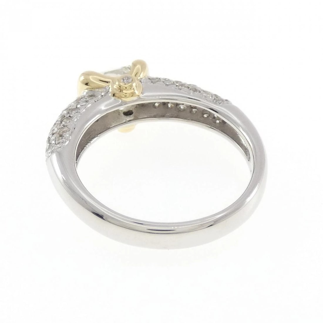 PT900/K18YG DIAMOND RING - 3