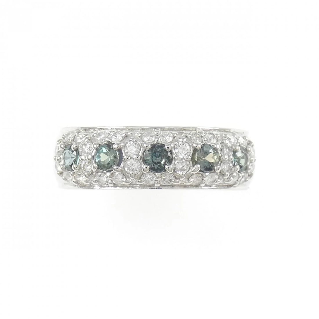 PT900 ALEXANDRITE RING - 2