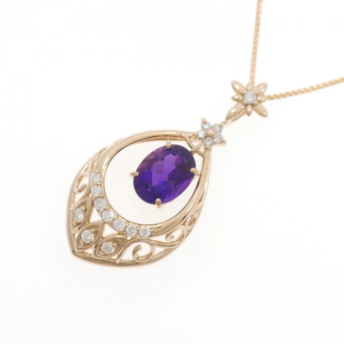 K18PG AMETHYST NECKLACE - 3