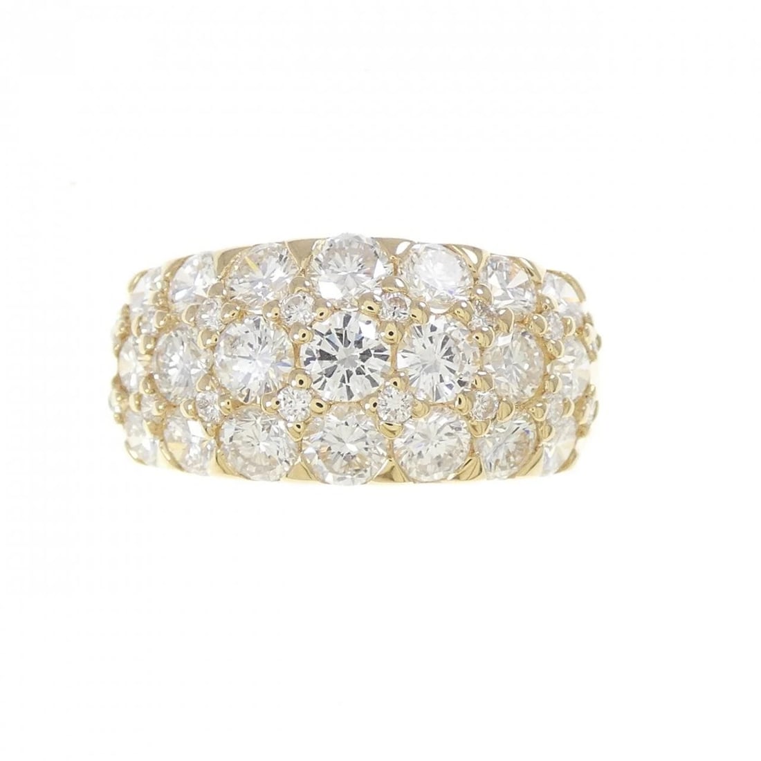 K18YG DIAMOND RING - 2