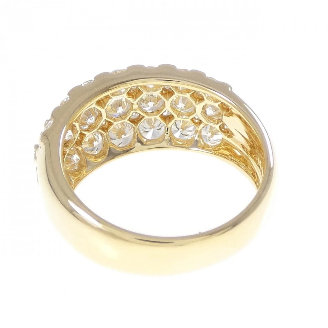 K18YG DIAMOND RING - 3