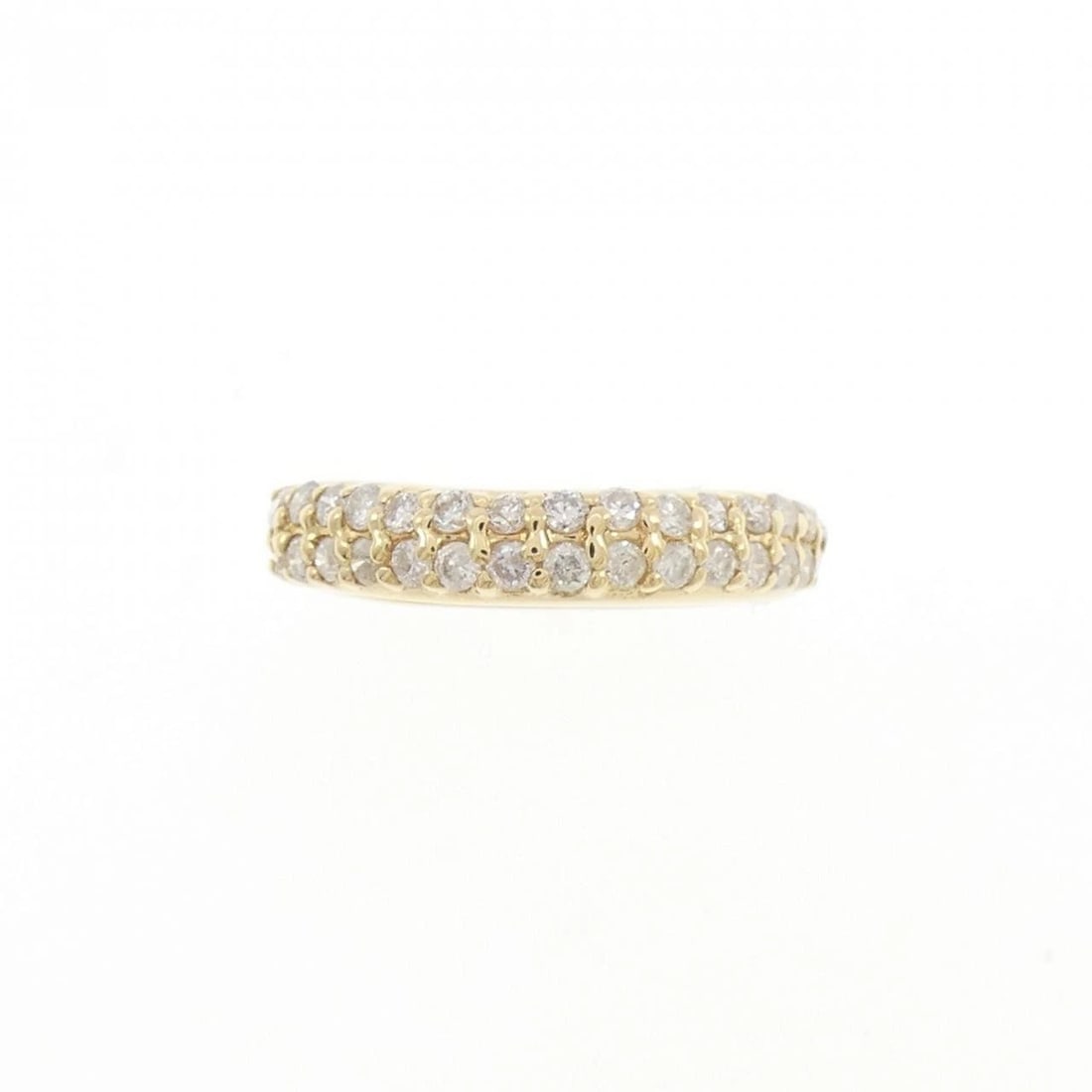 K18YG DIAMOND PINKY RING - 2