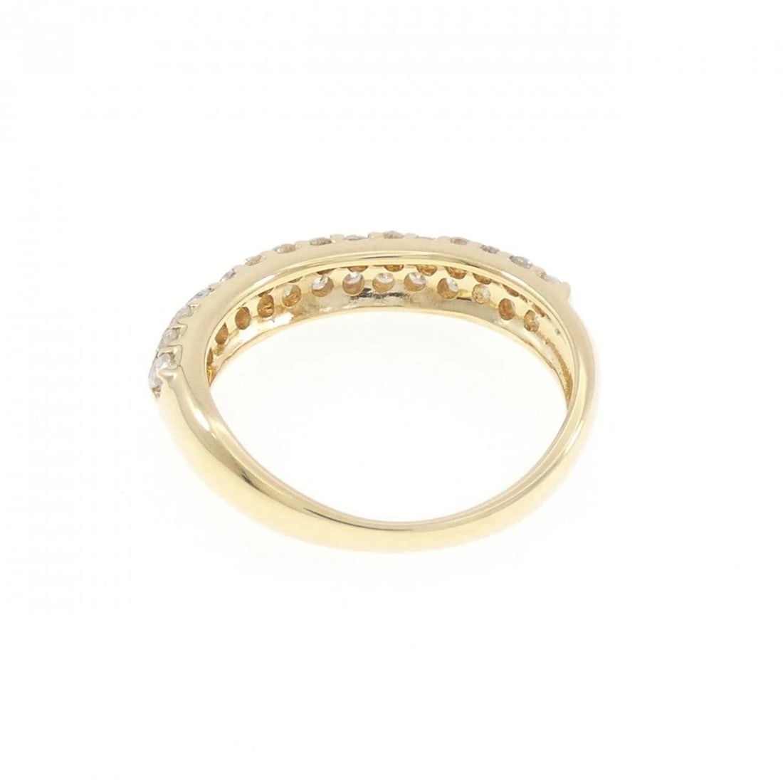 K18YG DIAMOND PINKY RING - 3