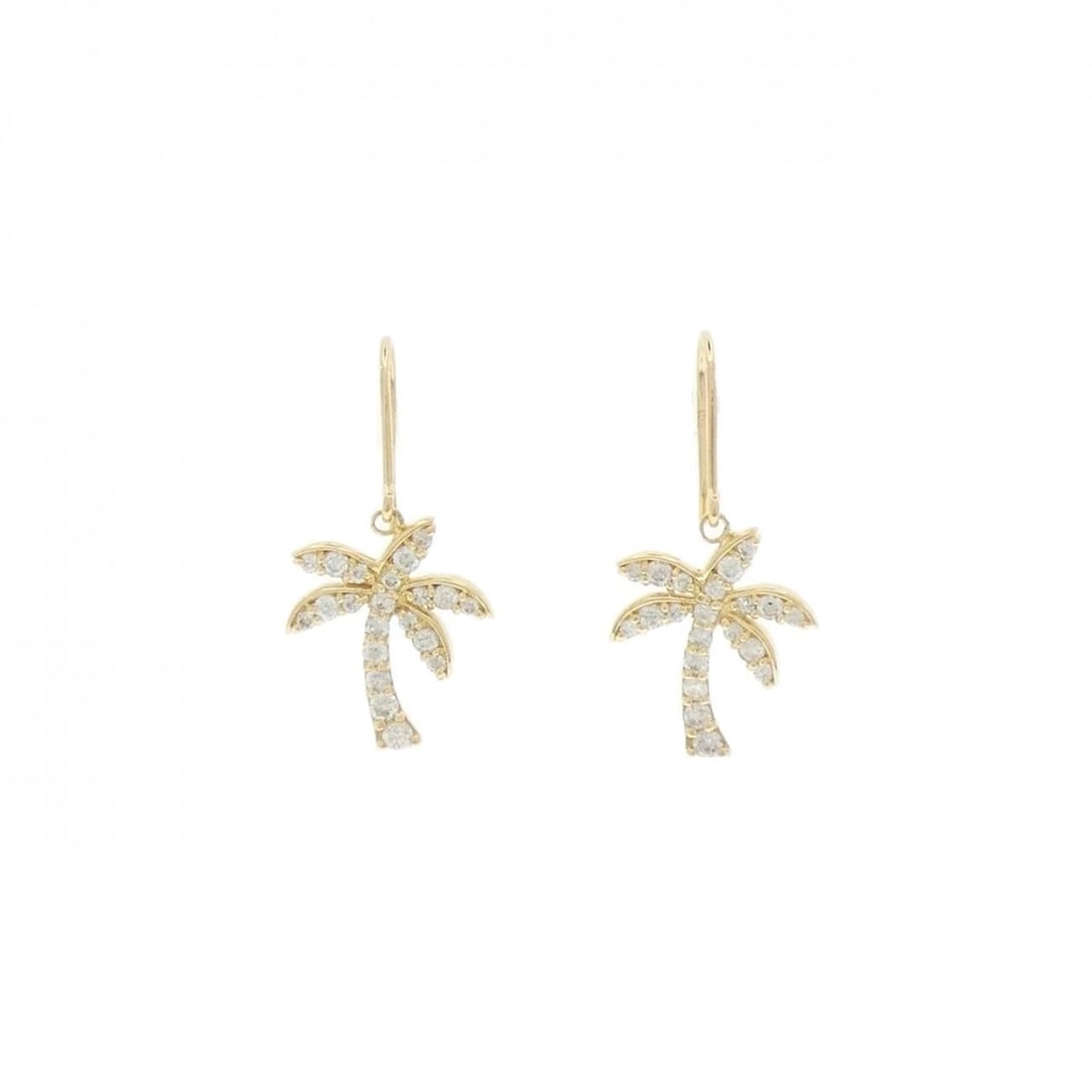 K18YG DIAMOND PIERCE: K18YG Diamond Pierce Brand: Unbranded Type/Style: Diamond Pierce/Earring Material: K18 yellow gold, Color: YG Size: Actual Size: Approximate dimensions: 16.8mm x 13.8mm Accessories: None Accessories