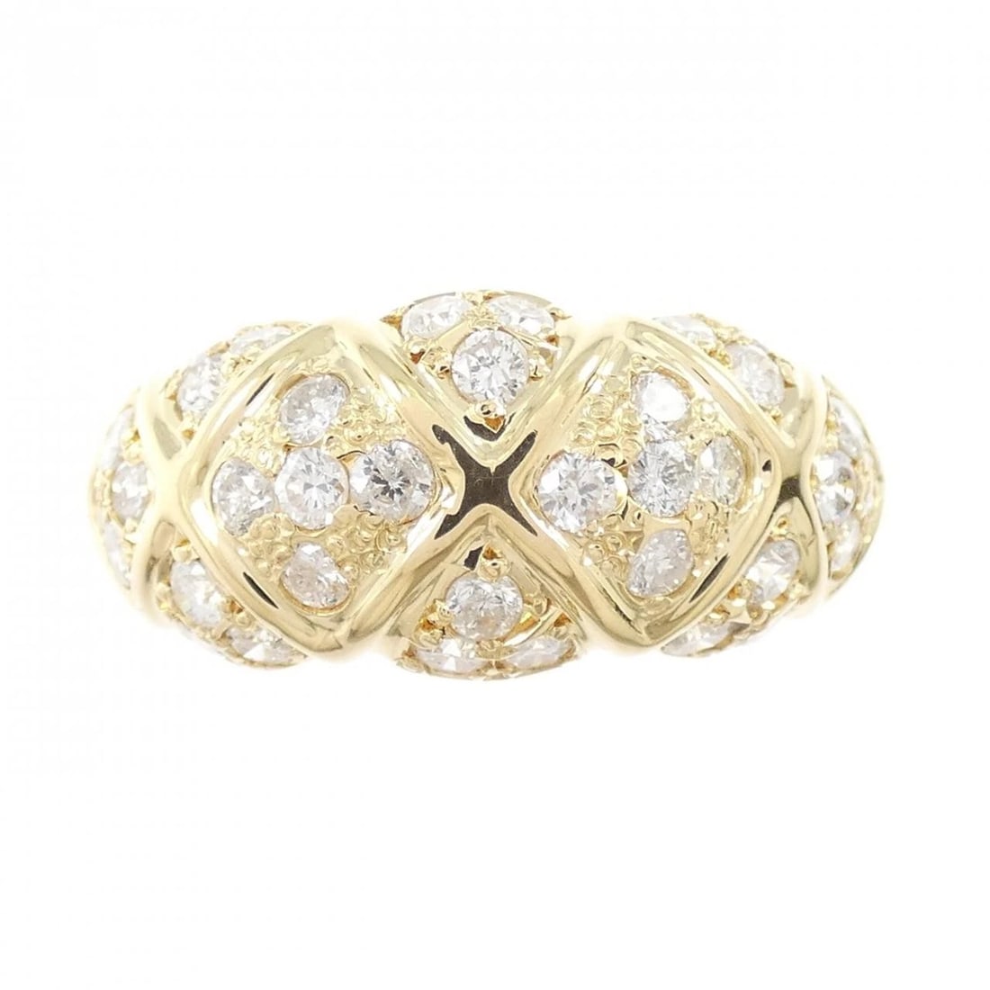 K18YG DIAMOND RING - 2