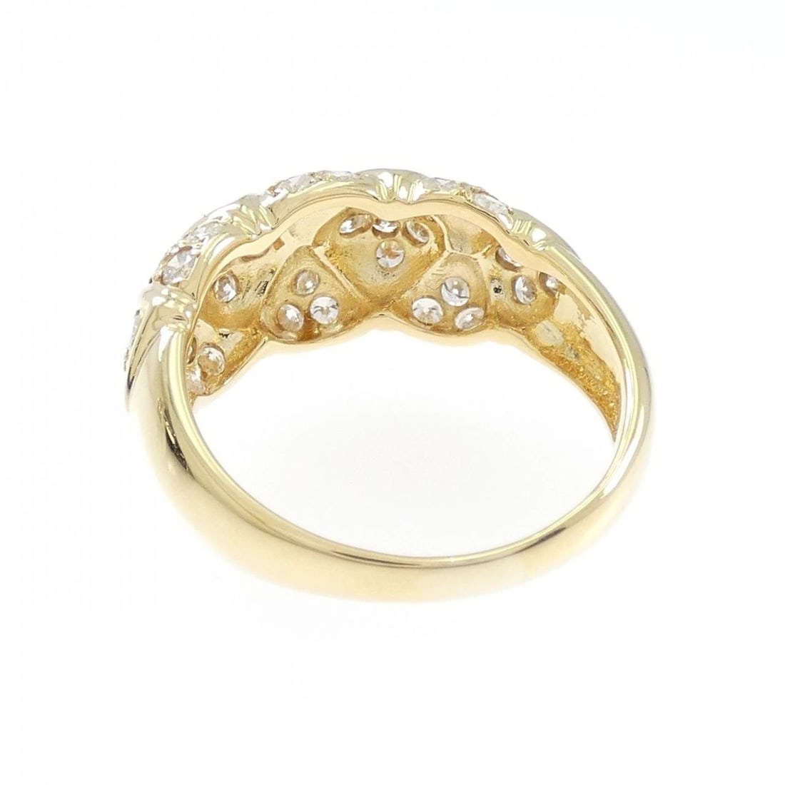K18YG DIAMOND RING - 3