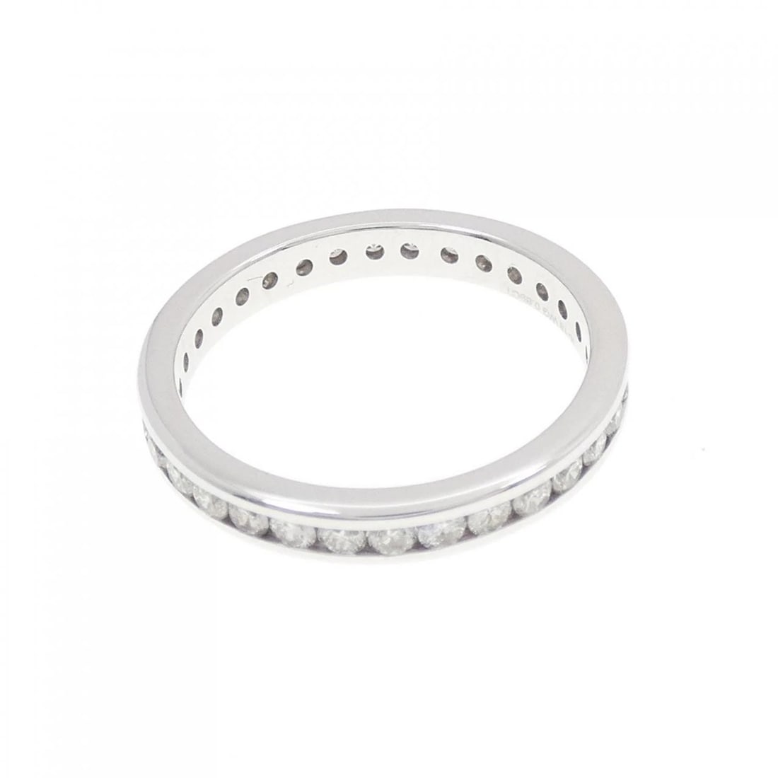 K18WG FULL ETERNITY DIAMOND RING - 2