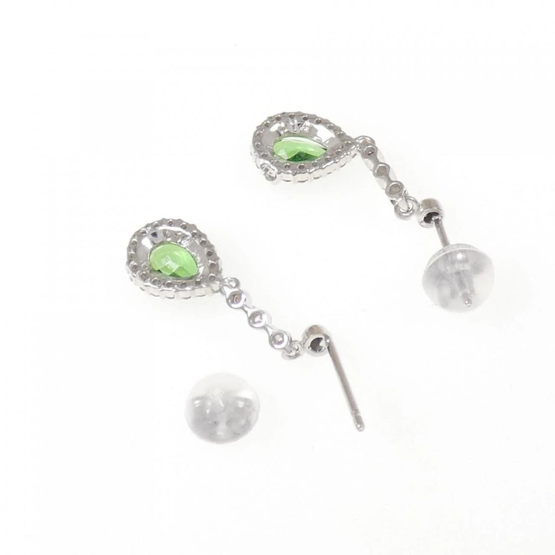 K18WG GARNET PIERCING - 3