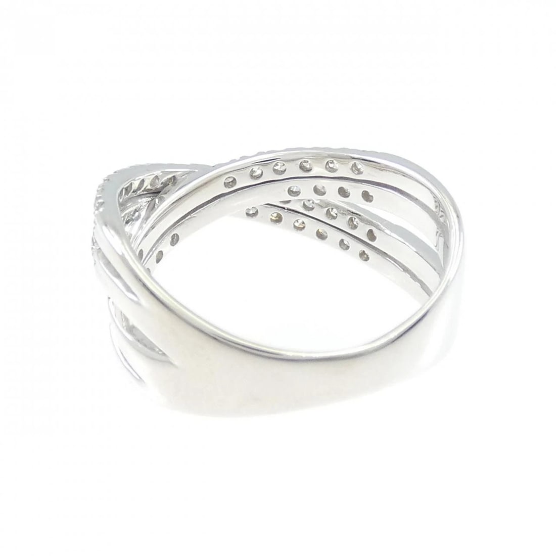 K18WG DIAMOND RING - 3