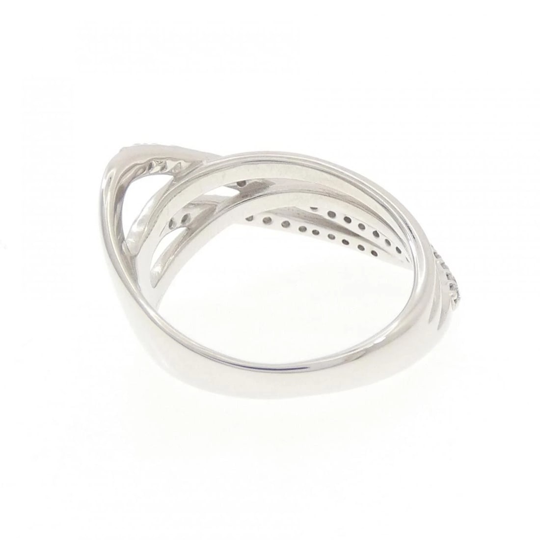 K18WG DIAMOND RING - 3