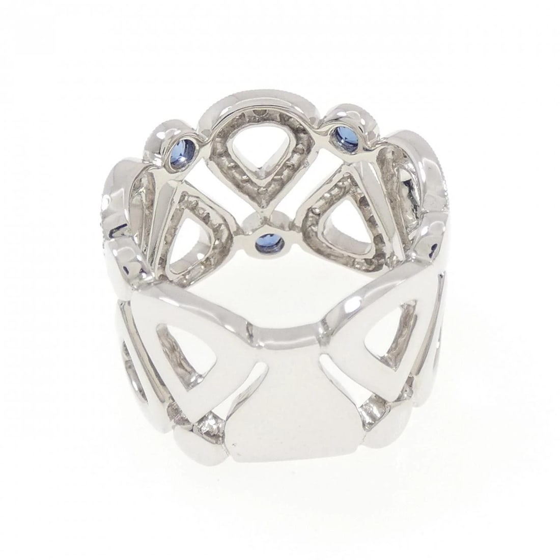 K18WG SAPPHIRE RING - 3