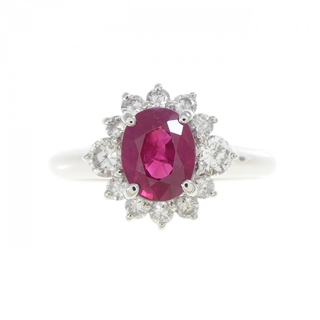 PT900 RUBY RING BURMESE - 2