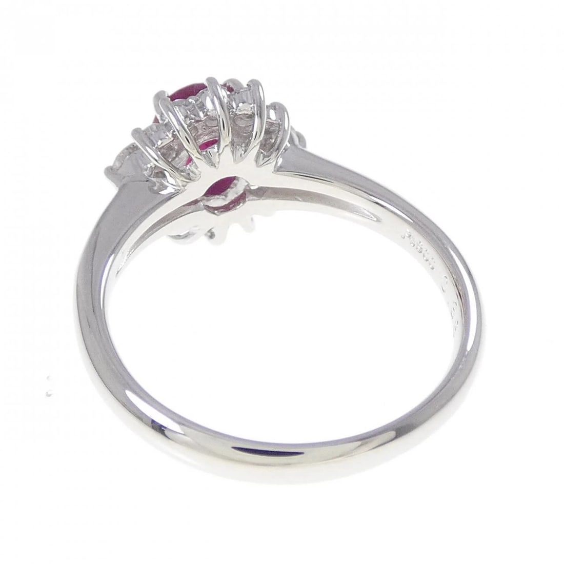 PT900 RUBY RING BURMESE - 3