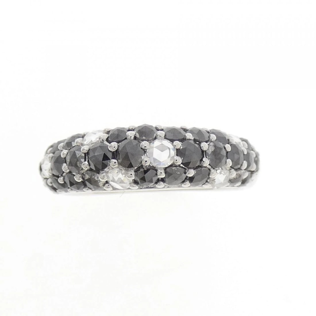 K18WG DIAMOND RING - 2