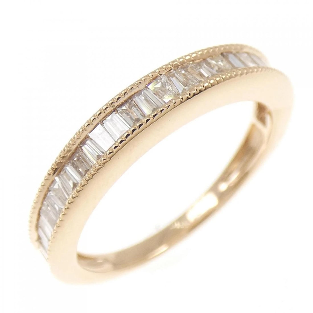 K18PG DIAMOND RING: K18PG Diamond Ring Brand: Unbranded Type/Style: Diamond Ring Material: K18 Pink Gold, Main Stone Natural Color: PG Size: US5 1/4 Accessories: None Accessories Notice: When purchasing pre-owned goods,