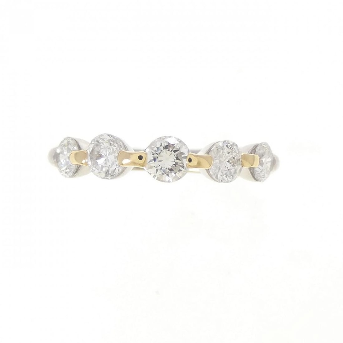 PT900/K18YG DIAMOND RING - 2