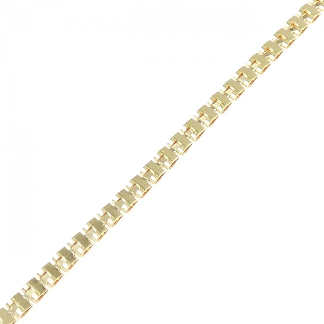K18YG BRACELET: K18YG bracelet Brand: Unbranded Type/Style: Bracelet Material: K18 yellow gold, Color: YG Size: Length: 18cm Accessories: None Accessories Notice: When purchasing pre-owned goods, please refer to the
