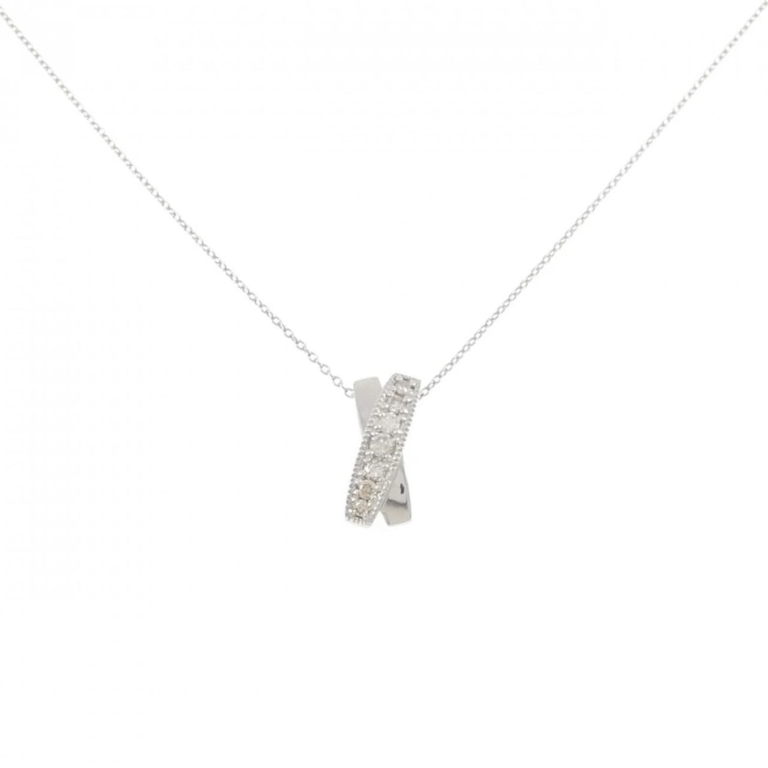 PT900/PT850 DIAMOND NECKLACE: PT900/PT850 Diamond Necklace Brand: Unbranded Type/Style: Diamond Necklace Material: Platinum900/Platinum850, Main Stone Natural Color: PT Size: Length: 45cm Accessories: None Accessories Notice: