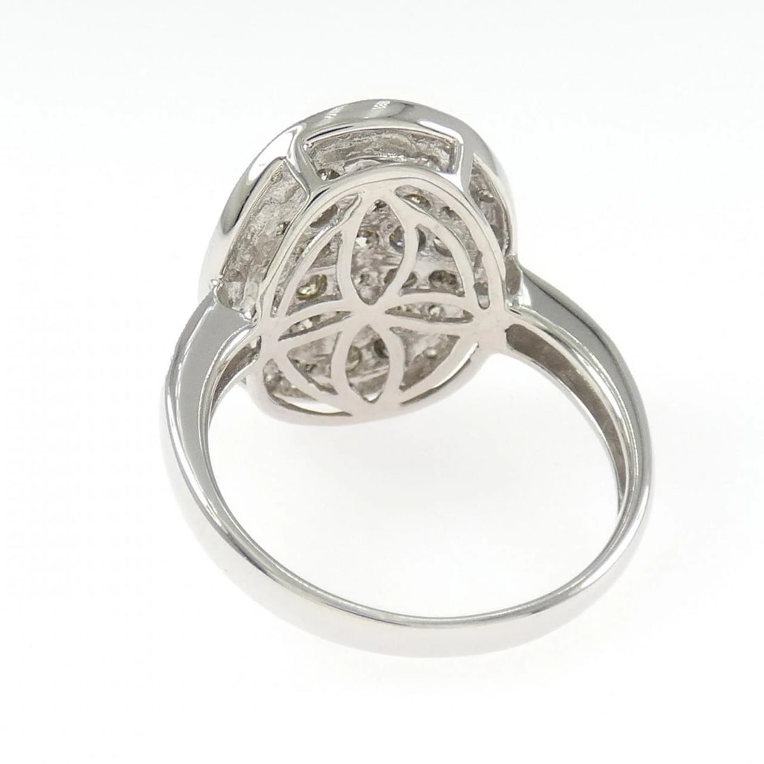 K18WG DIAMOND RING - 3