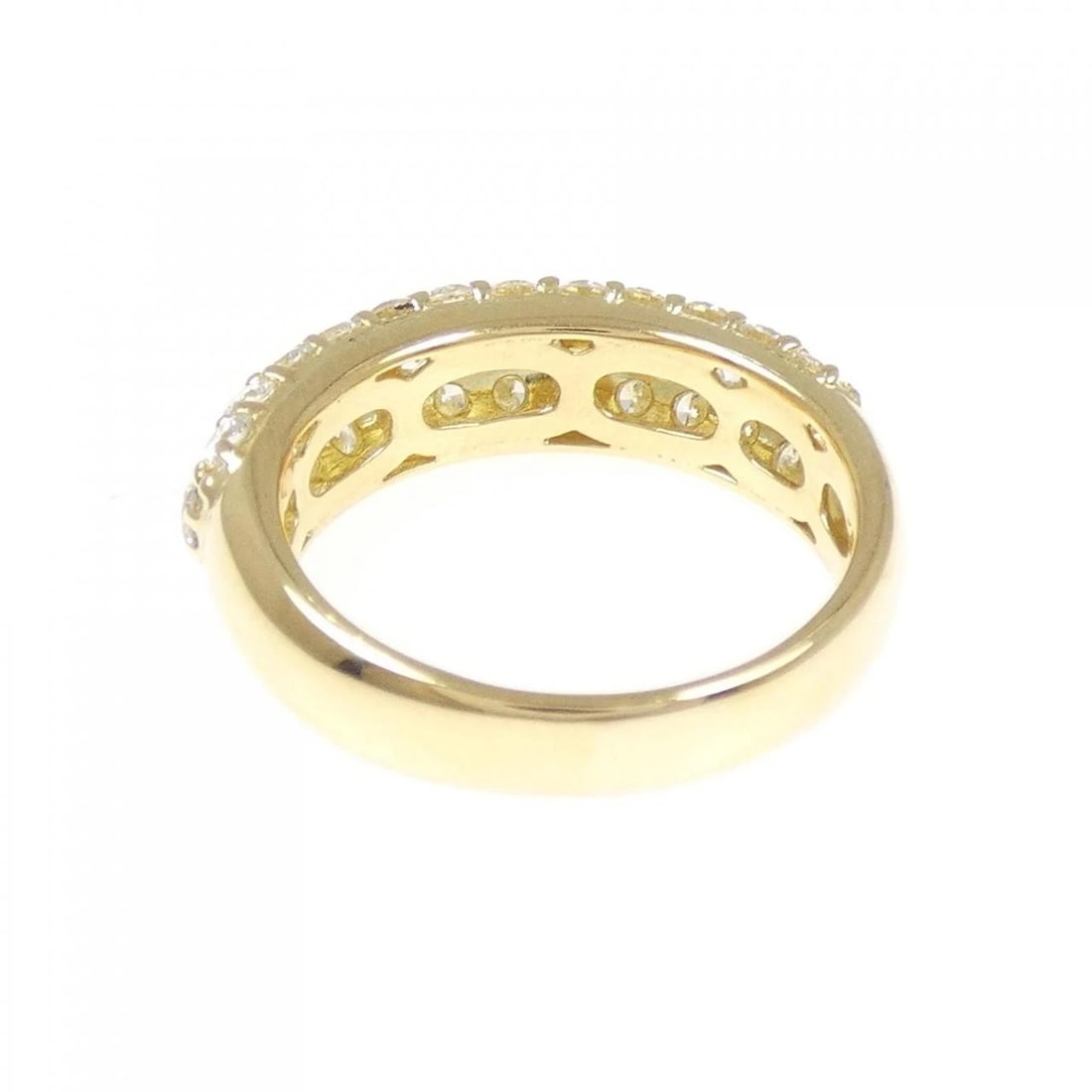 K18YG PAVE DIAMOND RING - 3