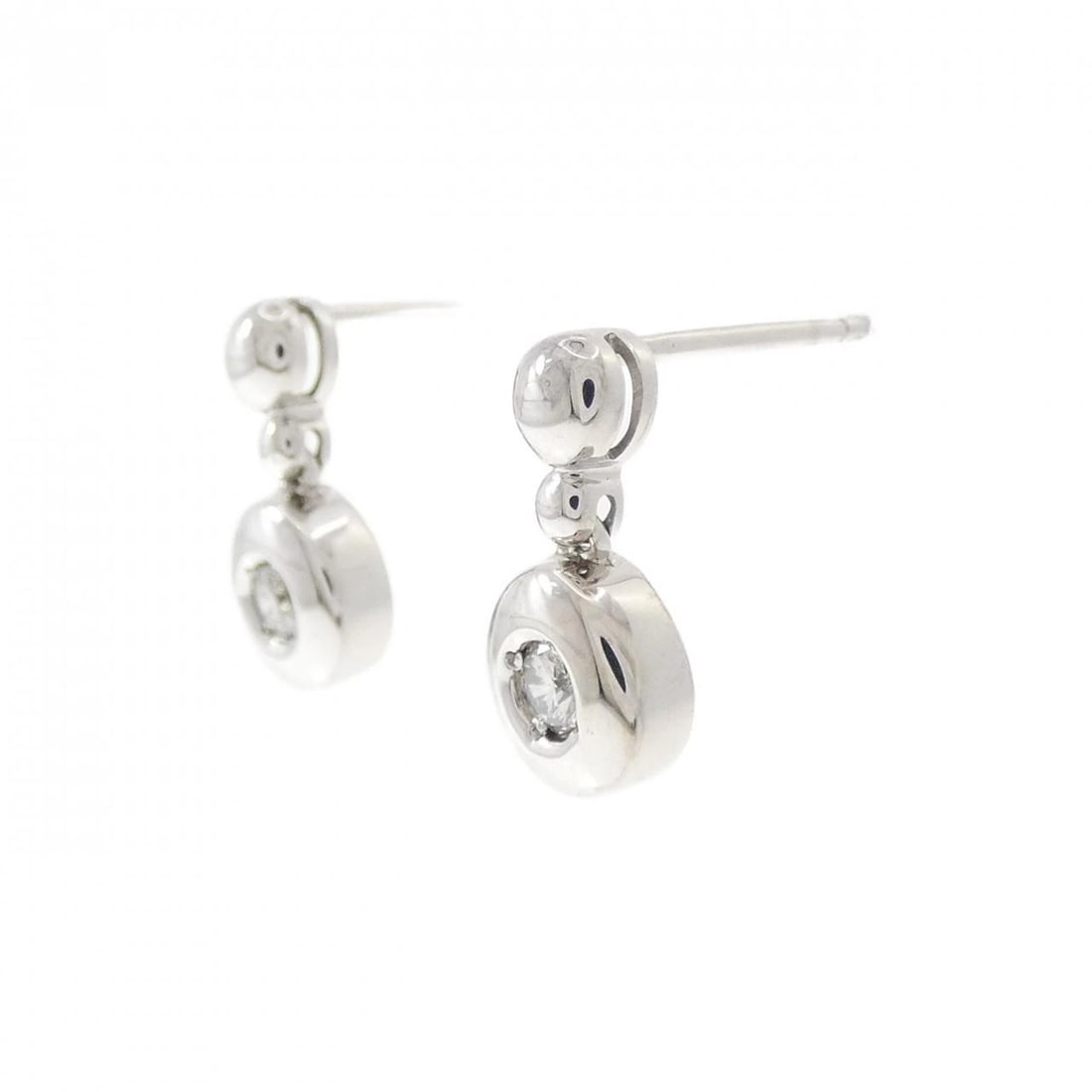 K18WG DIAMOND PIERCE - 2