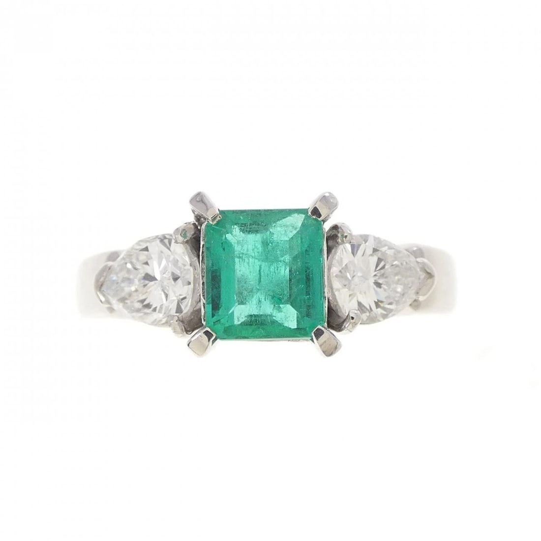 PT900 EMERALD RING - 2