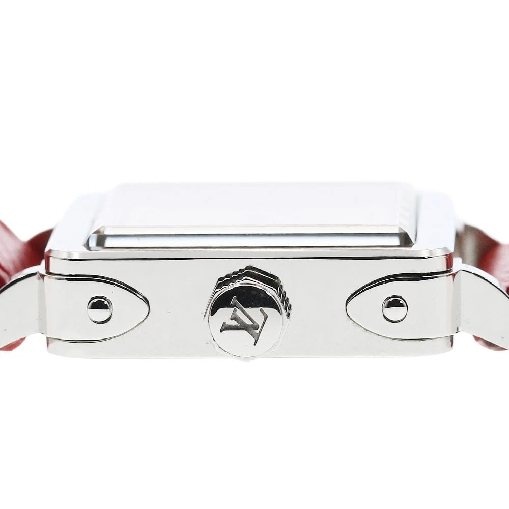 LOUIS VUITTON AMPLEE PM SILVER DIAL QUARTZ WATCH - 3