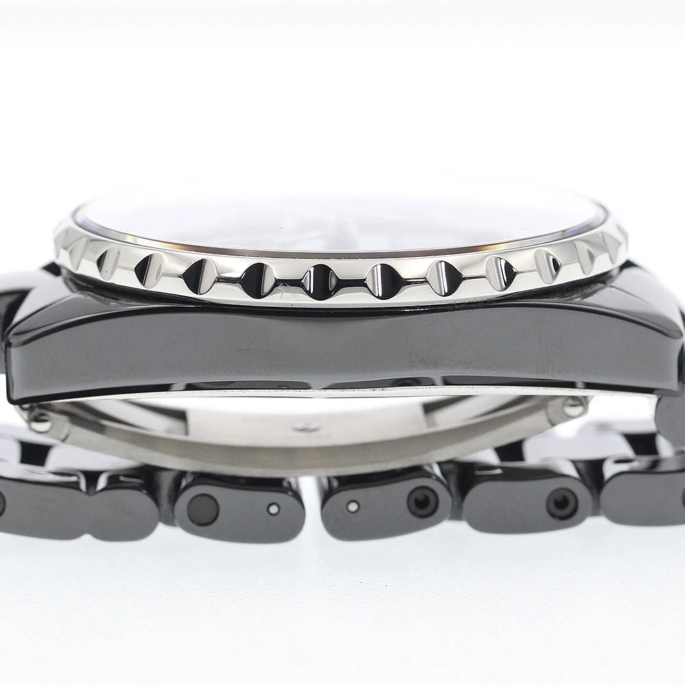 CHANEL J12 BLACK CERAMIC AUTOMATIC WATCH - 5