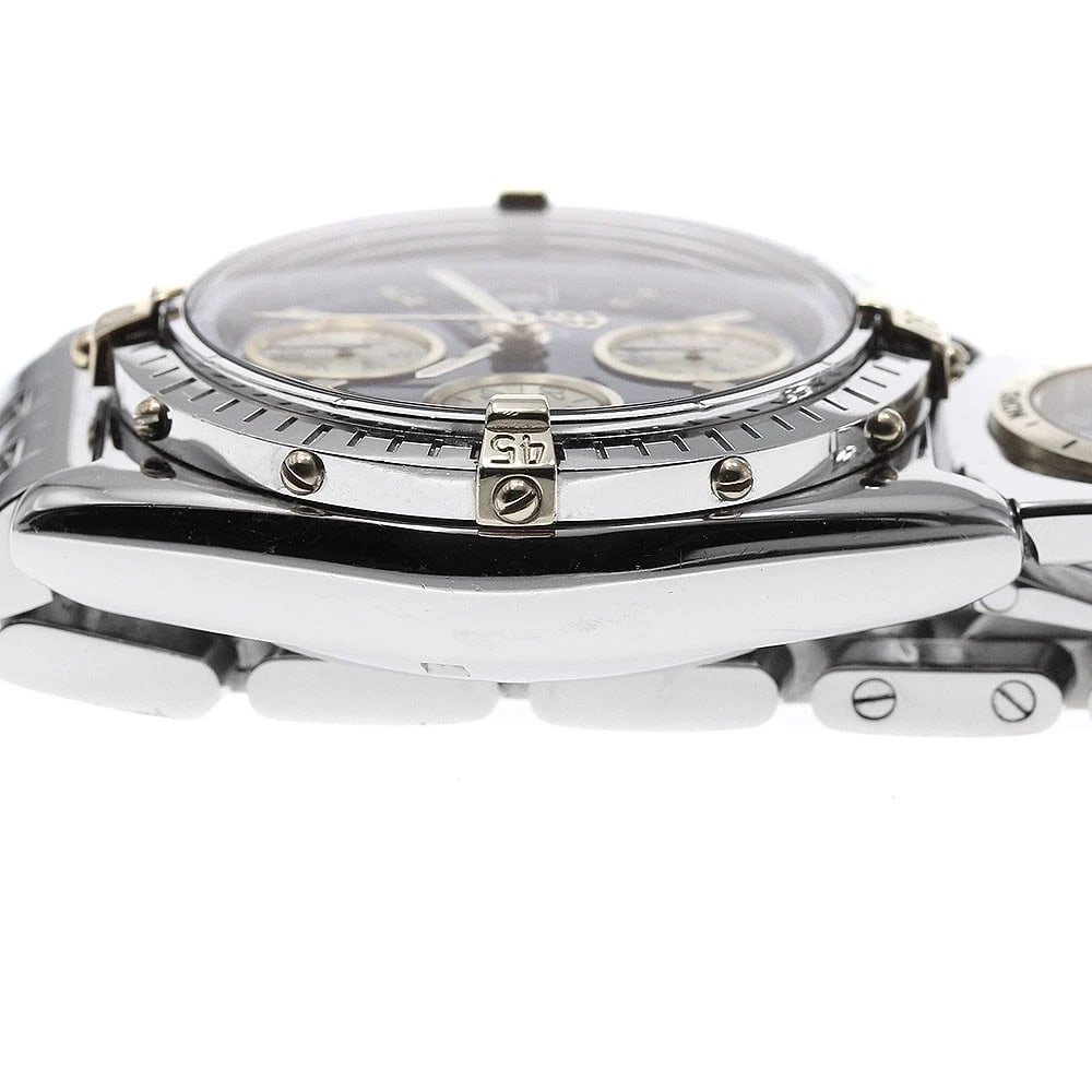 BREITLING CHRONOM DATE NAVY AUTOMATIC WATCH - 5