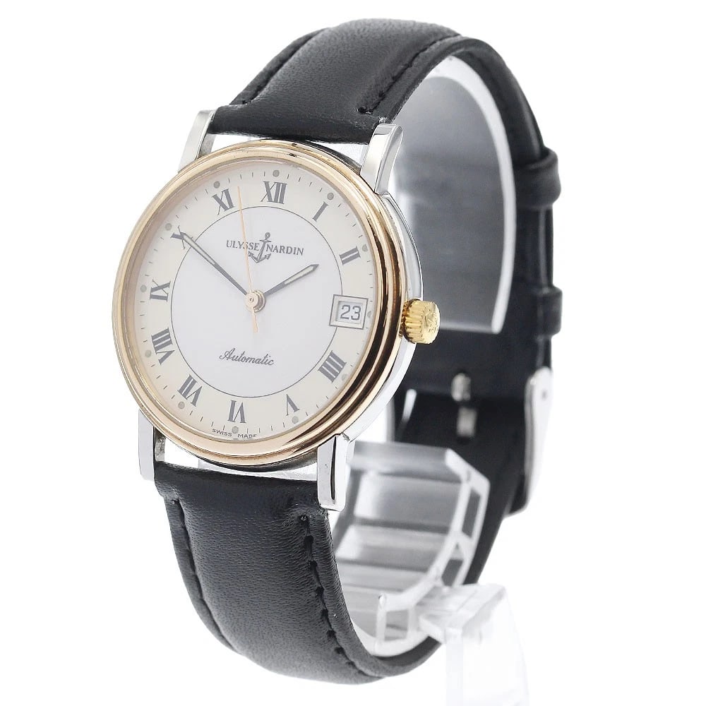 ULYSSE NARDIN DATE WHITE AUTOMATIC WATCH - 2