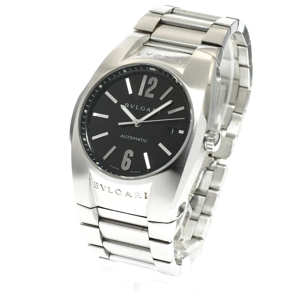 BVLGARI DATE BLACK AUTOMATIC WATCH - 2