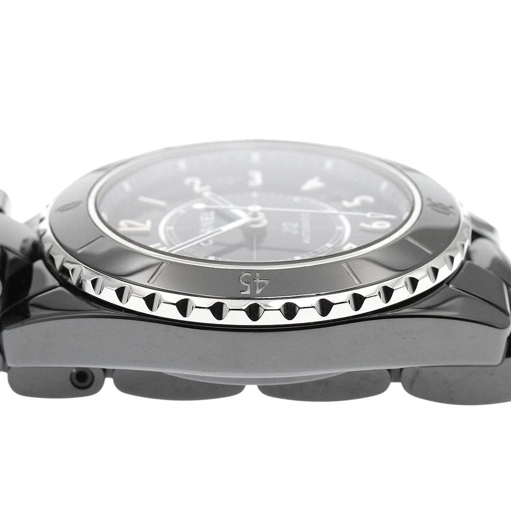 CHANEL J12 BLACK CERAMIC AUTOMATIC WATCH - 5