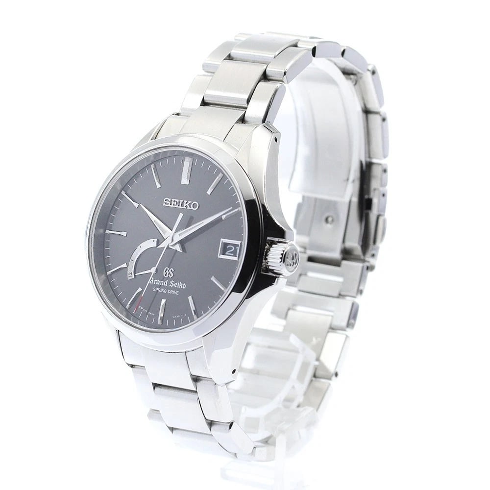SEIKO GRAND DATE WATCH: SEIKO Grand Date Watch Brand: SEIKO Type/Style: Wristwatch Material: Band Material Stainless Steel, Case Material Stainless Steel Color: Case Color Silver Band Color Silver Dial Color gray Size: Case