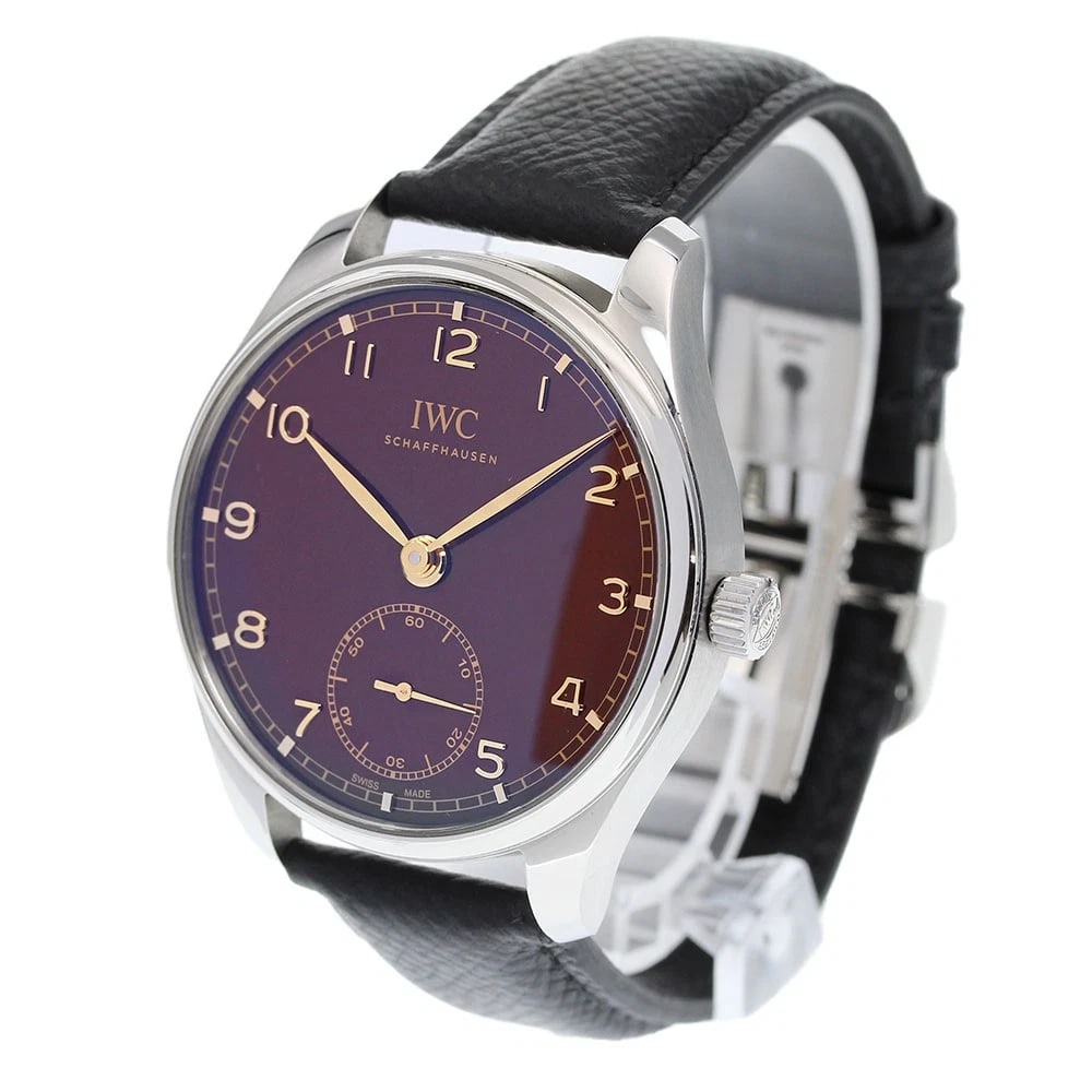 IWC SCHAFFHAUSEN AUTOMATIC RED WATCH - 2