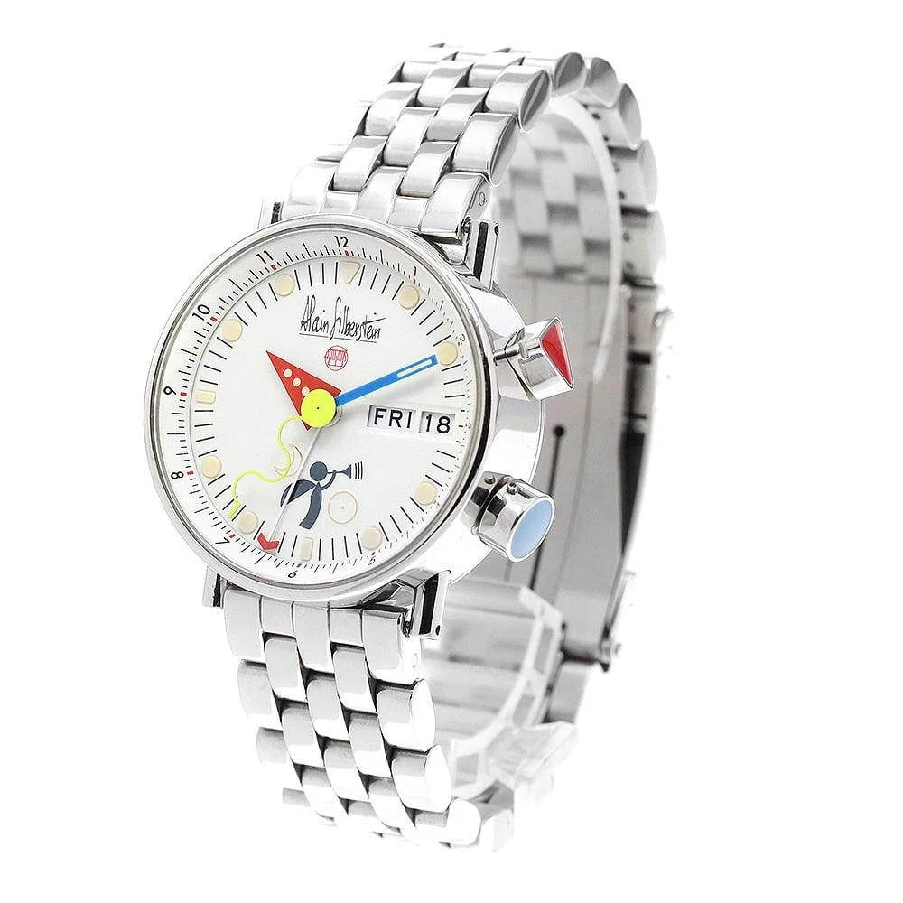 ALAIN SILBERSTEIN DATE AUTOMATIC WATCH - 2